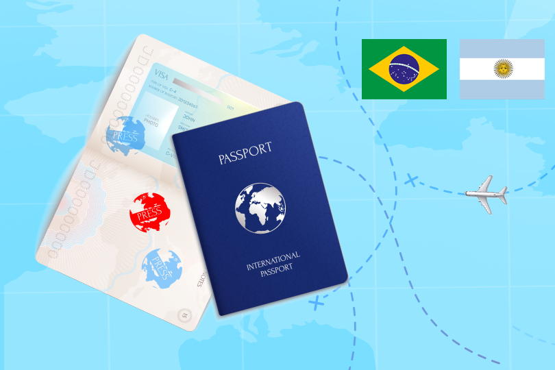 Aviso sobre a política de isenção de visto para cidadãos do Brasil e de outros quatro países
