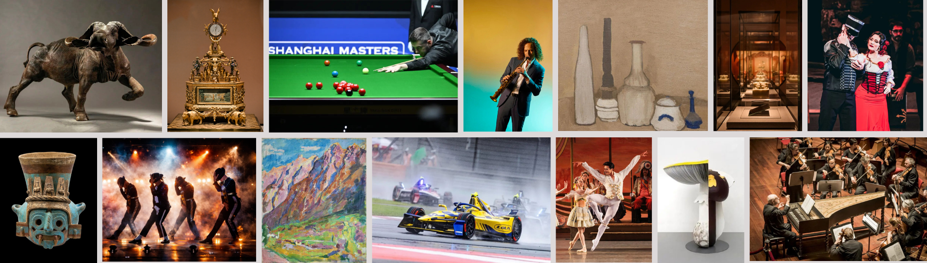 Eventos esportivos, dramas, concertos, exposições e casas de <i>shows</i> em julho