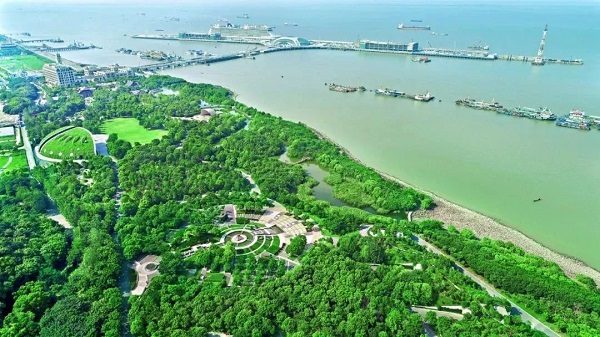 Cenário de Paotaiwan em Xangai