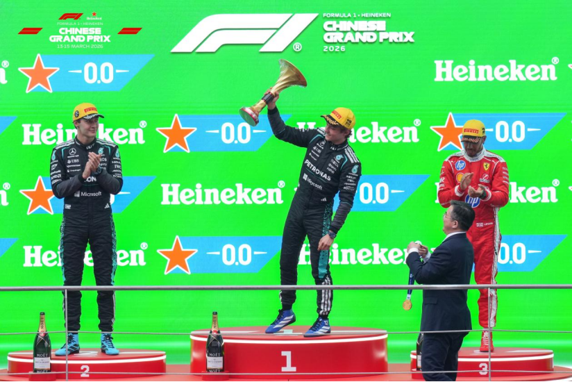 GP da China 2026 chega ao fim, e Antonelli conquista sua primeira vitória na F1 