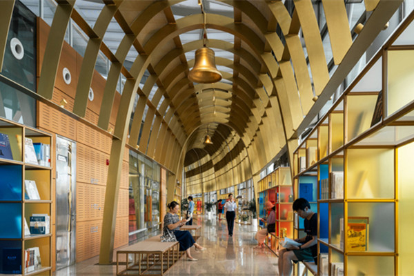 Nova biblioteca revitaliza estação ferroviária