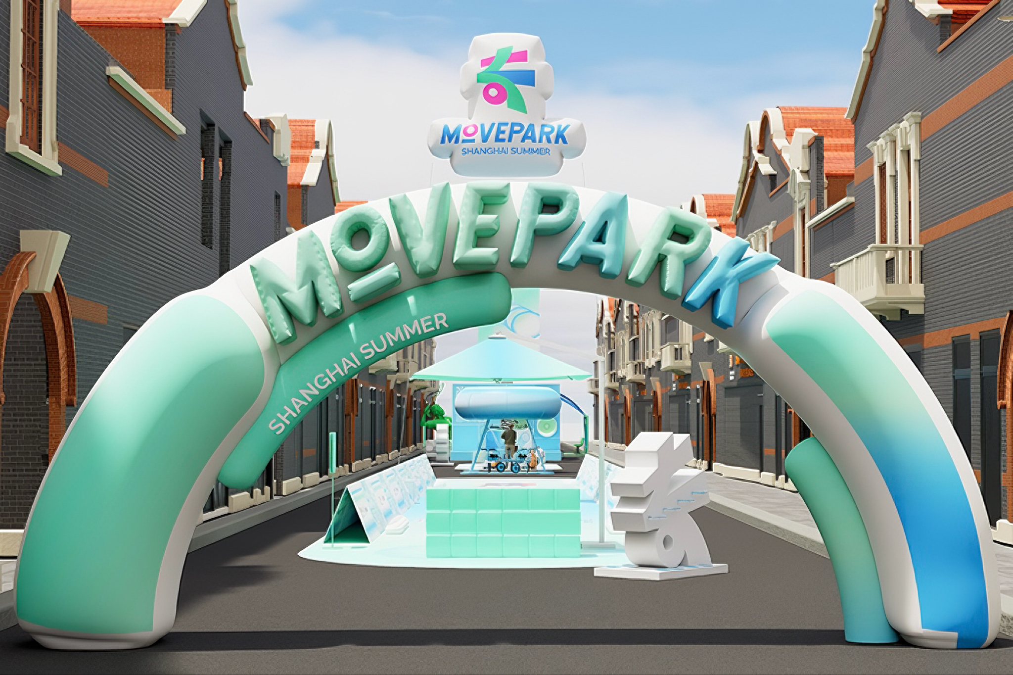 O Shanghai MovePARK mistura esporte e vida urbana em Zhangyuan