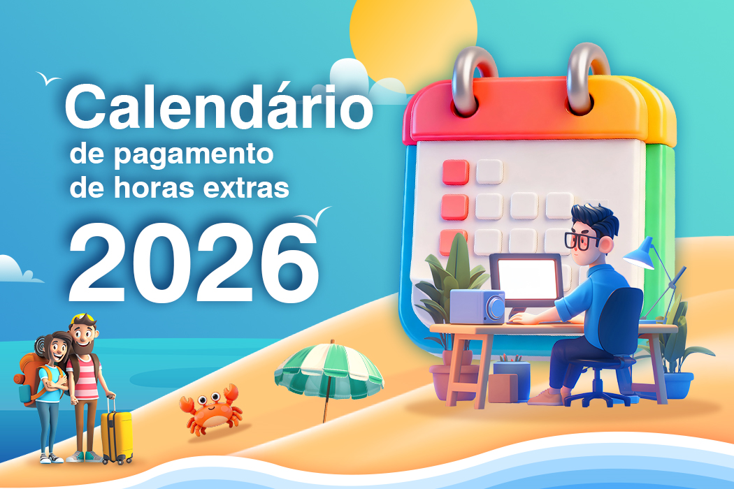 Infográfico | Calendário de pagamento de horas extras em feriados oficiais de 2026