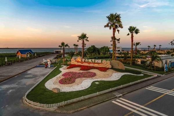 Praia da Cidade de Jinshan de Xangai