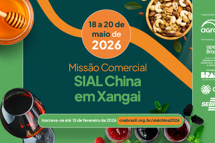 Inscrições abertas para empresas brasileiras na feira de alimentos SIAL CHINA 2026